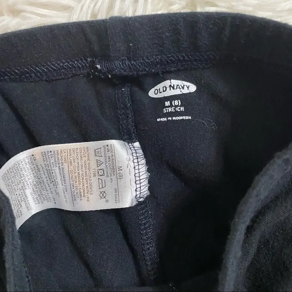OLD NAVY • Girls Stretch Black Leggings